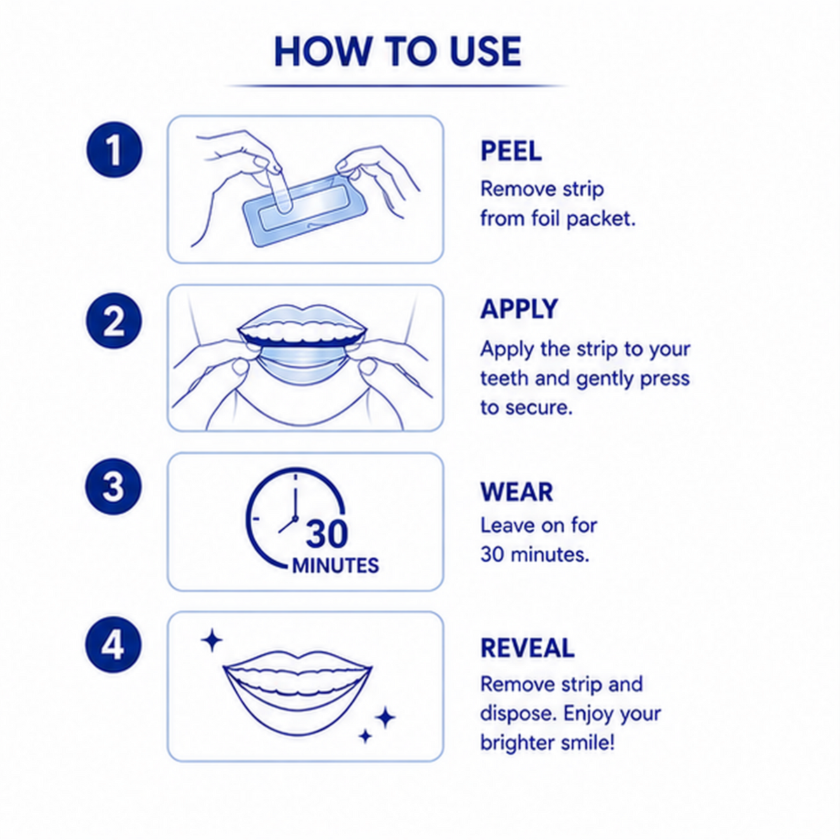 Teeth Whitening Strips (28 Strips)